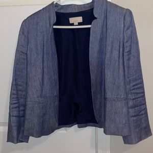 Ann Taylor LOFT Linen Blazer